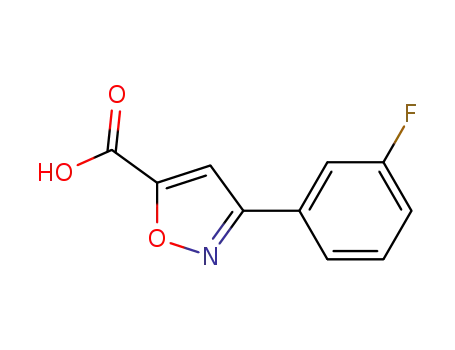 3-(3-Fluorophenyl)isoxazole-5-carboxylic acid