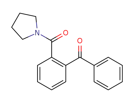 Molecular Structure of 31802-13-8 ((2-Benzoylphenyl)(pyrrolidin-1-yl)methanone)