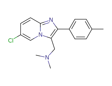 [6-chloro-2-p-tolylimidazo[1,2-a]pyridin-3-ylmethyl]-dimethylamine