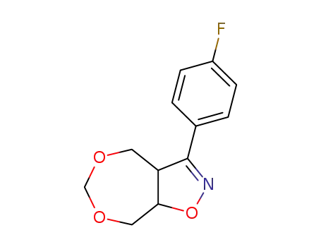 3-(4-Fluoro-phenyl)-3a,4,8,8a-tetrahydro-[1,3]dioxepino[5,6-d]isoxazole