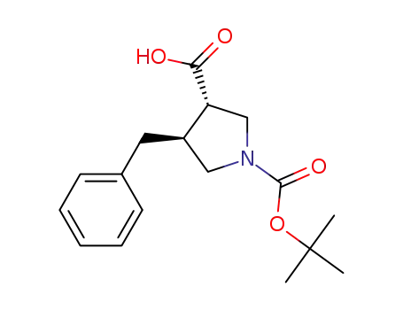 Molecular Structure of 886370-56-5 (4-BENZYL-PYRROLIDINE-1,3-DICARBOXYLIC ACID 1-TERT-BUTYL ESTER)