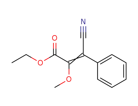 3-cyano-2-methoxy-3-phenyl-acrylic acid ethyl ester