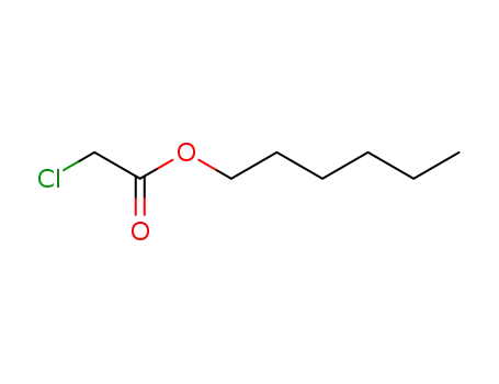 Molecular Structure of 5927-57-1 (Chloroacetic acid, hexyl ester)