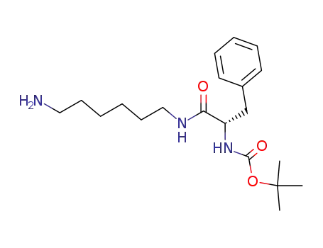 Carbamic acid,
[(1S)-2-[(6-aminohexyl)amino]-2-oxo-1-(phenylmethyl)ethyl]-,
1,1-dimethylethyl ester