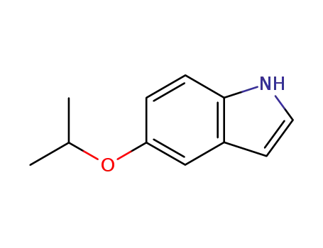 Molecular Structure of 396091-50-2 (1H-Indole,5-(1-methylethoxy)-(9CI))