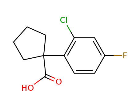 1-(2-CHLORO-4-FLUOROPHENYL)CYCLOPENTANECARBOXYLIC ACID, 98