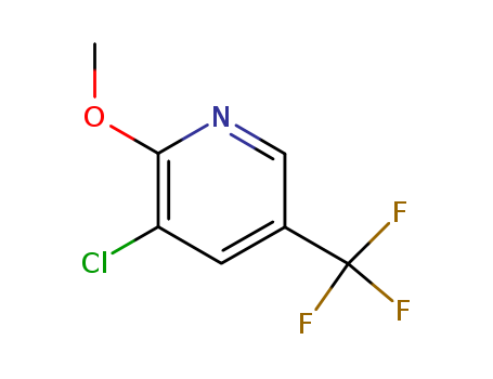 3-chloro-2-methoxy-5-(trifluoromethyl)ryridine cas no. 175136-17-1 98%