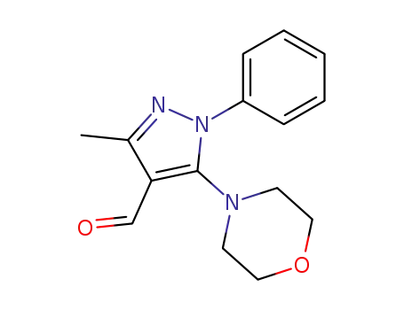 3-methyl-5-morpholin-4-yl-1-phenyl-1H-pyrazole-4-carbaldehyde