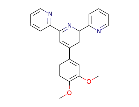 Molecular Structure of 142719-61-7 (2,2':6',2''-Terpyridine, 4'-(3,4-dimethoxyphenyl)-)