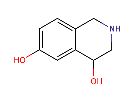 Molecular Structure of 93202-93-8 (1,2,3,4-tetrahydro-4,6-Isoquinolinediol)