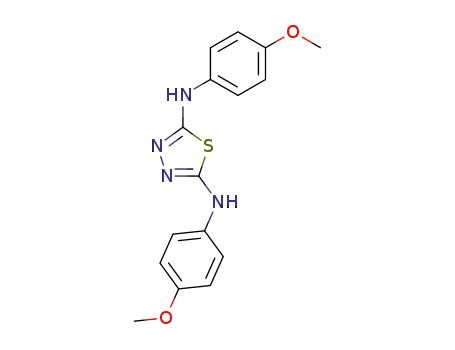 N<SUP>2</SUP>,N<SUP>5</SUP>-bis(4-methoxyphenyl)-1,3,4-thiadiazole-2,5-diamine