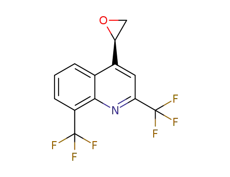 Molecular Structure of 1292282-18-8 ((R)-4-(oxiran-2-yl)-2,8-bis(trifluoromethyl)quinoline)