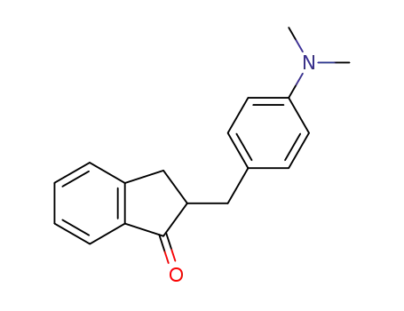 2-[4-(dimethylamino)benzyl]-2,3-dihydro-1H-inden-1-one