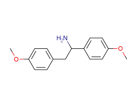 Molecular Structure of 36265-54-0 (1,2-BIS-(4-METHOXY-PHENYL)-ETHYLAMINE)