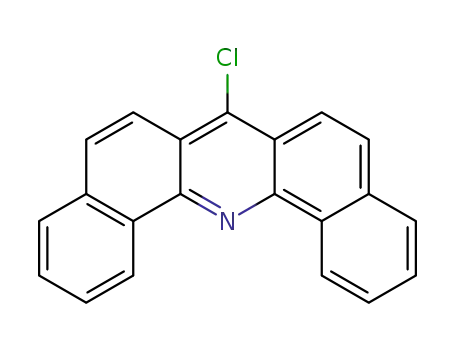 Molecular Structure of 859745-06-5 (7-chlorodibenzo[c,h]acridine)