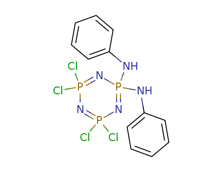 1,3,5,2,4,6-Triazatriphosphorine, 2,2,4,4-tetrachloro-2,2,4,4,6,6-hexahydro-6,6-bis(phenylamino)-