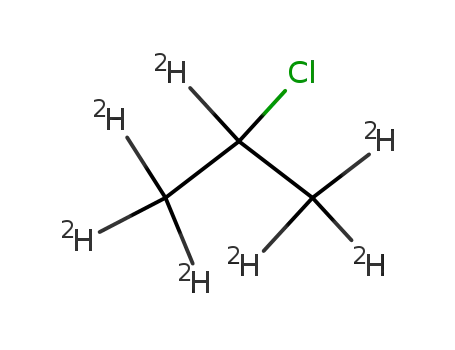 Molecular Structure of 55956-02-0 (2-CHLOROPROPANE-D7)