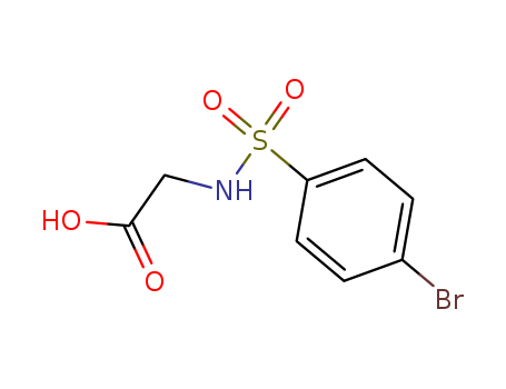 2-([(4-BROMOPHENYL)SULFONYL]AMINO)ACETIC ACID