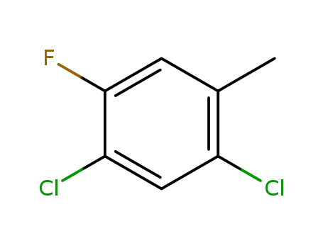 Molecular Structure of 86522-86-3 (2,4-DICHLORO-5-FLUOROTOLUENE)