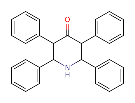 Molecular Structure of 87731-83-7 (r-2,t-3,t-5,c-6-Tetraphenylpiperidin-4-one)