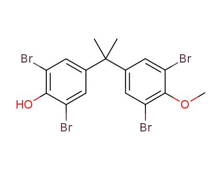 Molecular Structure of 146823-76-9 (tetrabromobisphenol A monomethyl ether)