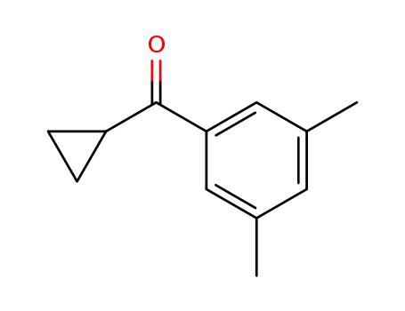 Molecular Structure of 150668-38-5 (CYCLOPROPYL 3,5-DIMETHYLPHENYL KETONE)