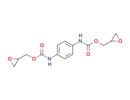 Carbamic acid,1,4-phenylenebis-, bis(oxiranylmethyl) ester (9CI)