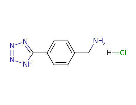 4-(2H-tetrazol-5-yl)-benzenemethanamine hydrochloride