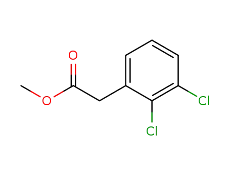 Molecular Structure of 10328-87-7 (METHYL 2,3-DICHLOROPHENYLACETATE)