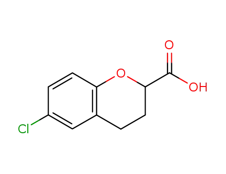 2H-1-Benzopyran-2-carboxylic acid, 6-chloro-3,4-dihydro-