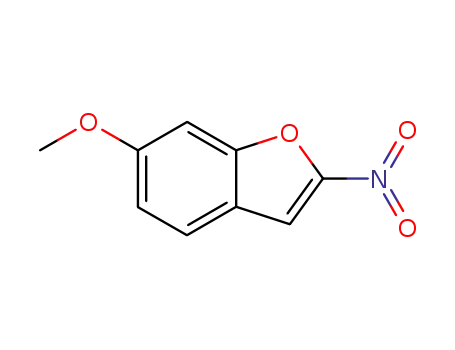 Molecular Structure of 36687-17-9 (6-methoxy-2-nitro-1-benzofuran)