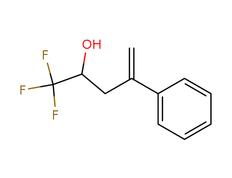 Molecular Structure of 19687-13-9 (1,1,1-trifluoro-4-phenylpent-4-en-2-ol)