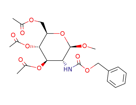 3,4,6-tri-O-acetyl-2-<N-(benzyloxycarbonyl)amino>-2-deoxy-1-O-methyl-β-D-glucopyranoside