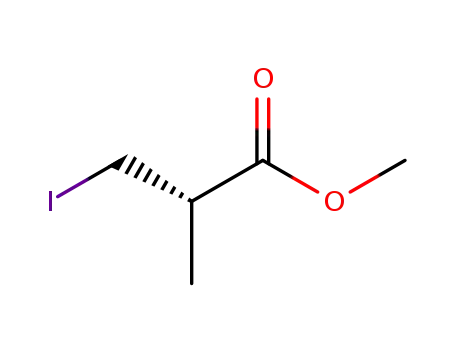 Molecular Structure of 149093-02-7 (methyl (S)-3-iodo-2-methylpropionate)