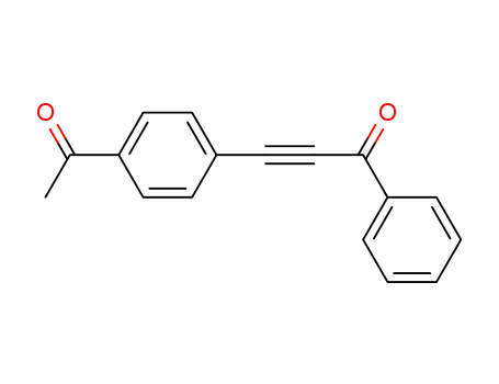 Molecular Structure of 827319-25-5 (2-Propyn-1-one, 3-(4-acetylphenyl)-1-phenyl-)