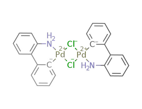 Molecular Structure of 847616-85-7 (Di-Mu-chlorobis(2'-aMino-1,1'-biphenyl-2-yl-C,N)dipalladiuM(II))