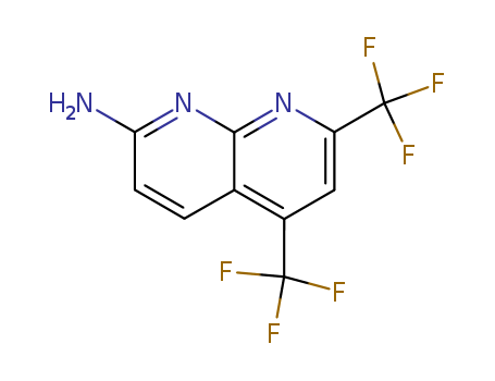5,7-Bis(trifluoromethyl)[1,8]naphthyridin-2-amine