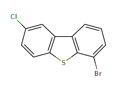 Molecular Structure of 1332939-25-9 (6-BroMo-2-chloro-dibenzothiophene)