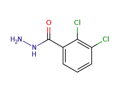 Molecular Structure of 438197-19-4 (Benzoic acid, 2,3-dichloro-, hydrazide (9CI))