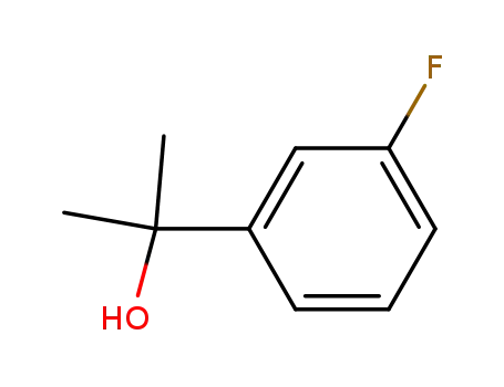 Molecular Structure of 401-76-3 (2-(3-fluorophenyl)propan-2-ol)