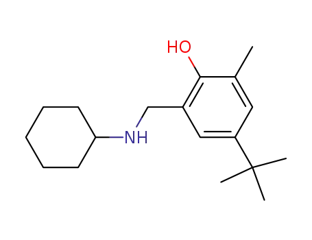4-tert-butyl-2-[(cyclohexylamino)methyl]-6-methylphenol