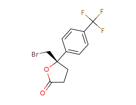 (S)-5-(bromomethyl)-5-(4-(trifluoromethyl)phenyl)dihydrofuran-2(3H)-one