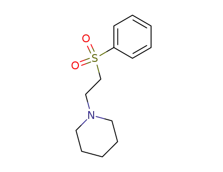 Molecular Structure of 1213-43-0 (1-(2-benzenesulfonyl-ethyl)-piperidine)
