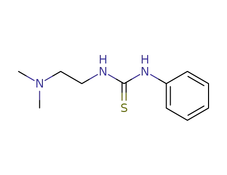 Molecular Structure of 14569-86-9 (Thiourea, N-[2-(dimethylamino)ethyl]-N'-phenyl-)
