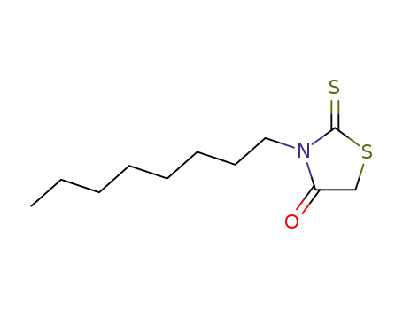 Molecular Structure of 40086-09-7 (4-Thiazolidinone, 3-octyl-2-thioxo-)