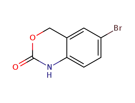 Molecular Structure of 1017783-09-3 (6-bromo-1,4-dihydro-2H-3,1-benzoxazin-2-one)