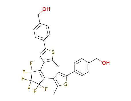 1,2-bis[2-methyl-5-(p-(hydroxymethyl)phenyl)-3-thienyl]hexafluorocyclopentene