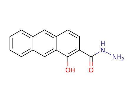 2-Anthracenecarboxylic acid, 1-hydroxy-, hydrazide