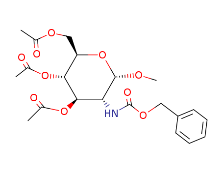 .alpha.-D-Glucopyranoside, methyl 2-deoxy-2-(phenylmethoxy)carbonylamino-, 3,4,6-triacetate