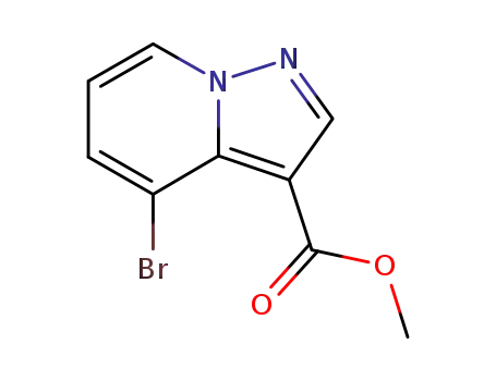 Molecular Structure of 1062368-71-1 (Ethyl 4-broMopyrazolo[1,5...)